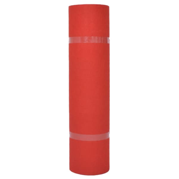 Matta Enfärgad Röd 1,2 x 12 m Polyester