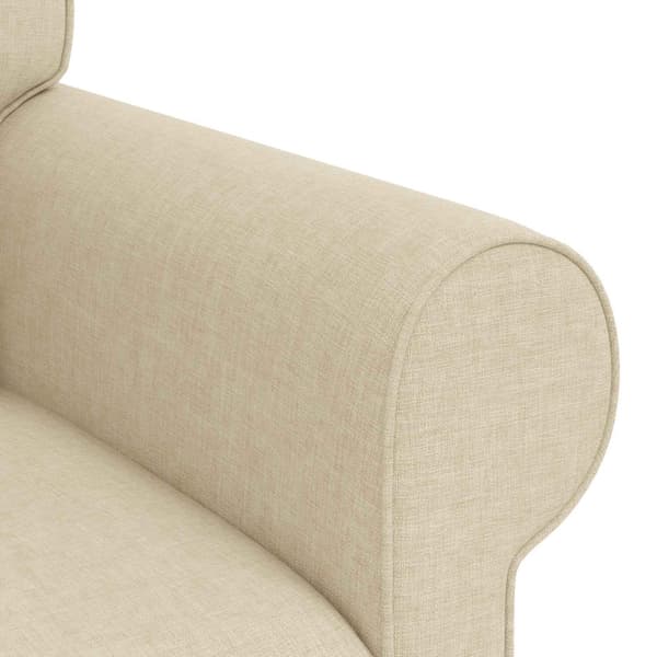 Soffa Kräm 215 x 82 x 80 cm tyg