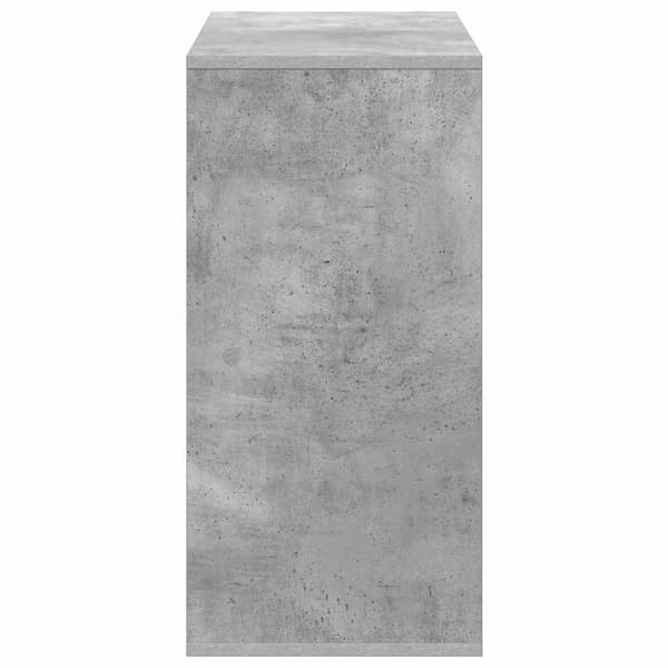 Sideboard med låda Betonggrå 68,5 x 32 x 67 cm