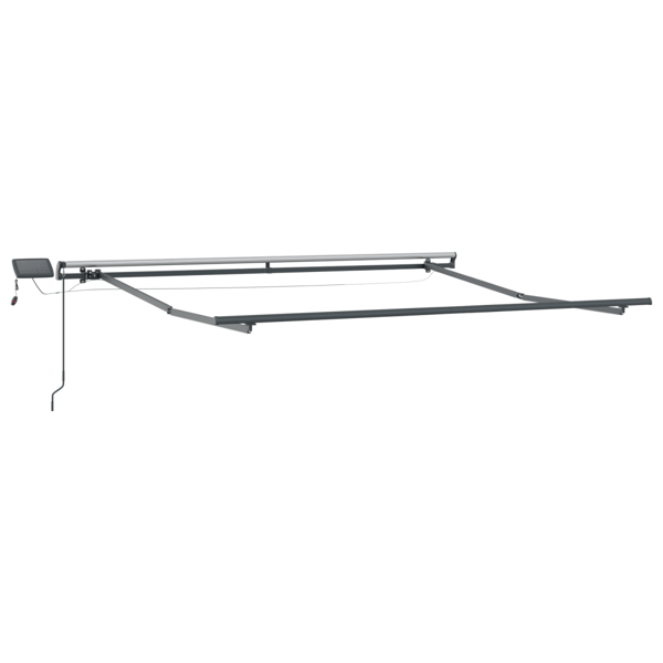 Utfällbar markis Flerfärgsdesign 300 x 250 cm tyg
