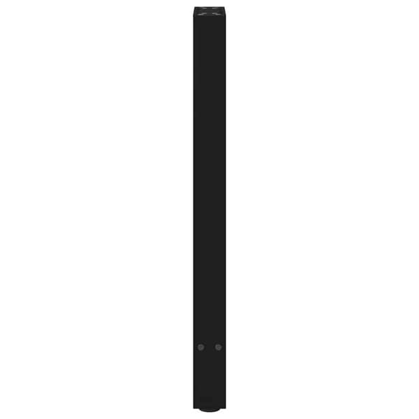Konsolbordsben svarta 2 st 38x(72-73) cm stål