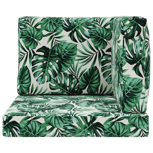 Utomhus Soffa Kudde 3 pcs Bladmönster Polyester