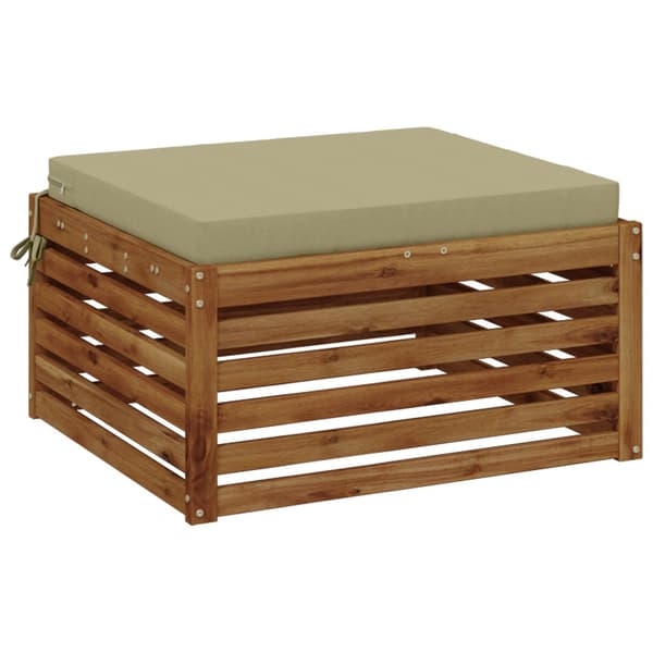 1-delad Sittdyna SOEST 100% Polyester Ljusgrön 80 x 80 x 7 cm