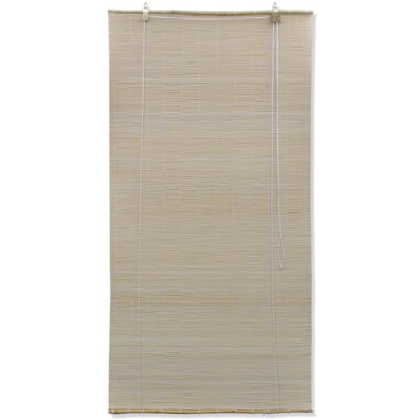 Rullgardin naturlig bambu 4 st 120x160 cm