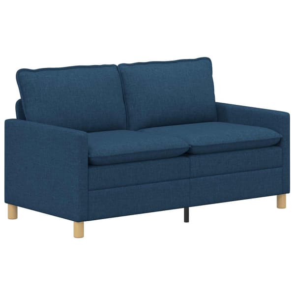 Soffa Blå Tyg