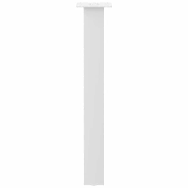 Konsolbordsben 4 st vita 72 cm stål