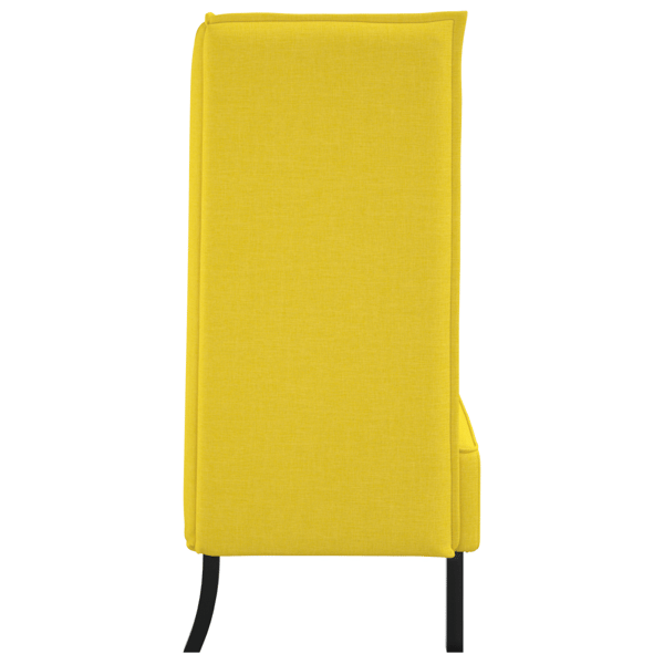 Hög Ryggsoffa 101cm Ljusgul tyg