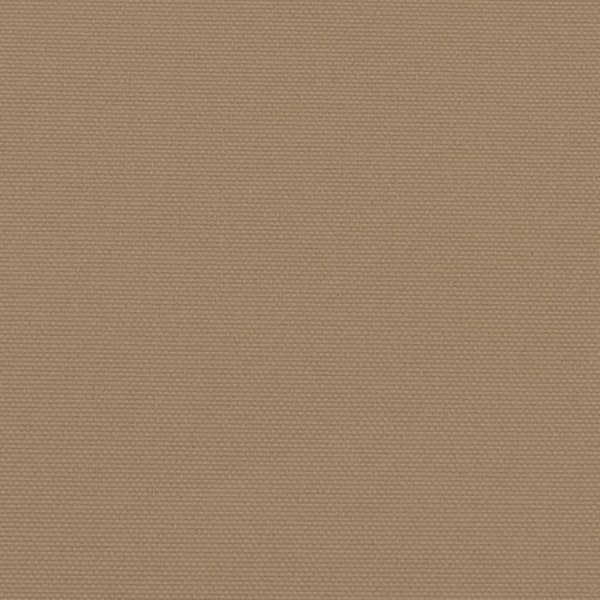 Infällbar sidomarkis taupe 140x1000 cm