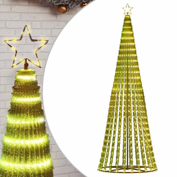 LED julgran 475 LEDs varmvit 247 cm