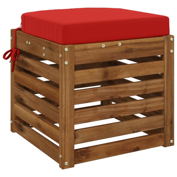 1-delad Sittkudde SOEST 100% Polyester Röd 45 x 45 x 7 cm