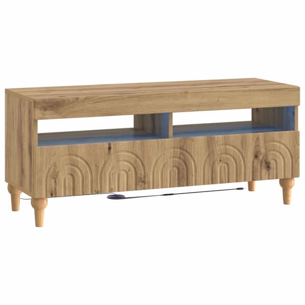LED TV-skåp Artisan-ek Konstruerat trä