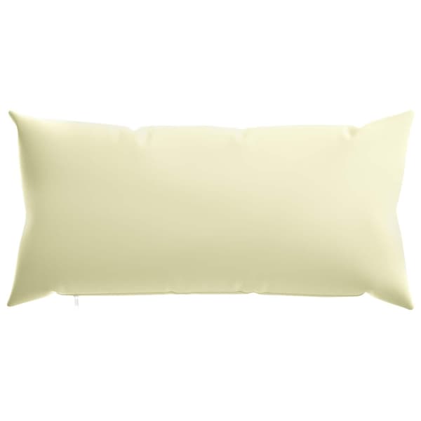 Kuddöverdrag 2 st HEERLEN Gräddvit 40 x 70 cm Polyester