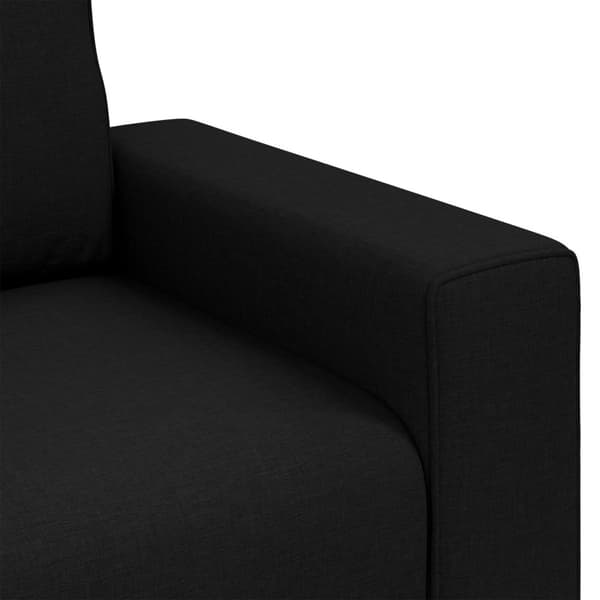 Soffstol Svart 100 cm tyg