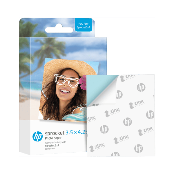 HP Sprocket Zink paper 3,5x4,25 20-pack