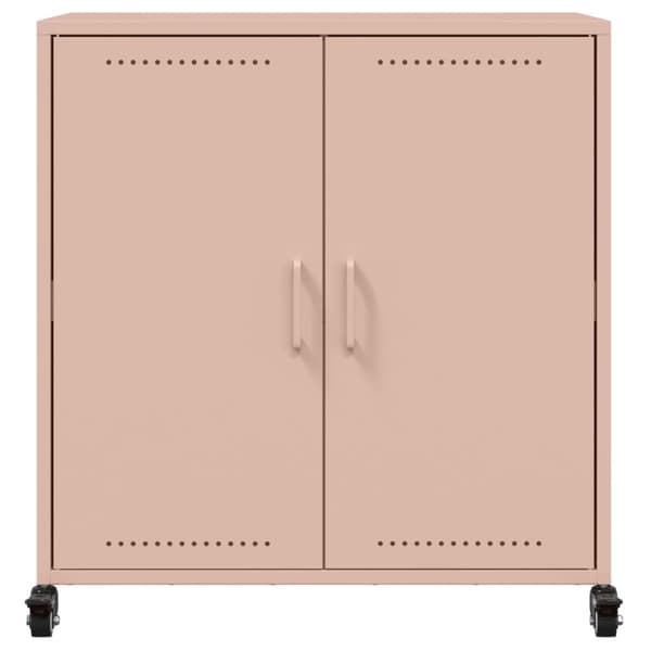 Skänk rosa 68x39x72 cm stål