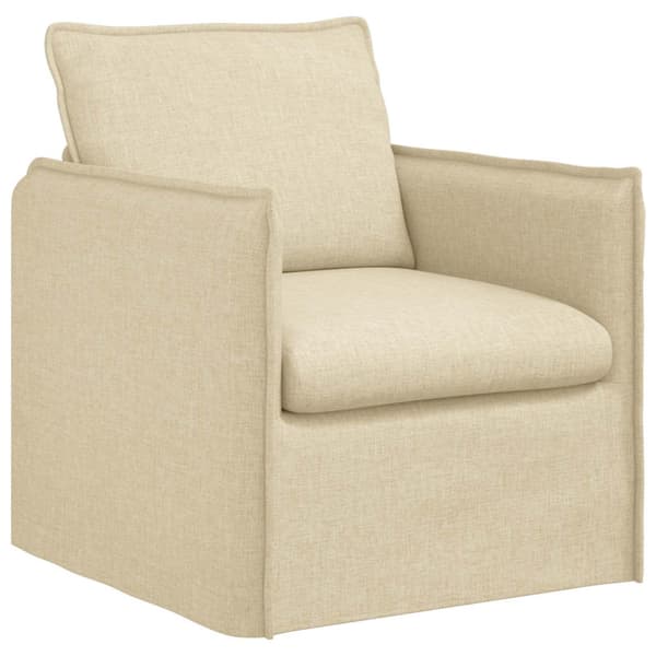 Soffa Kräm 195 x 82 x 85 cm tyg