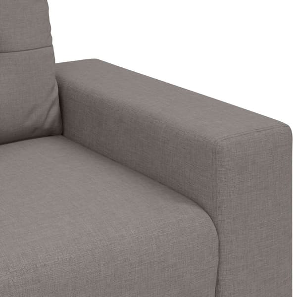 3-Sits soffa Taupe 220 cm tyg