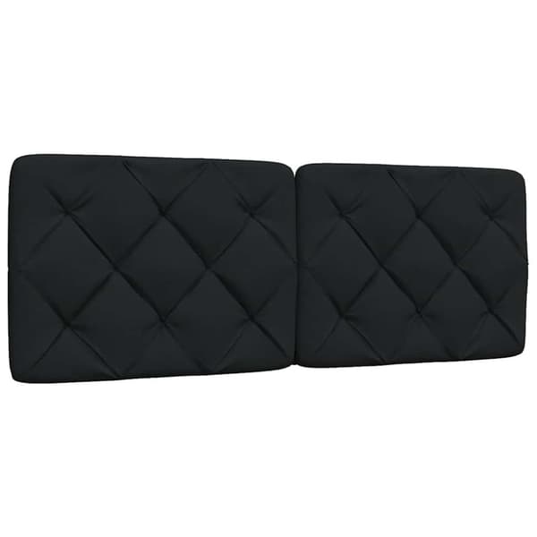 Bed Frame without Mattress Black 120x200 cm Fabric