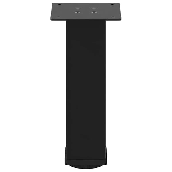 Soffbordsben 4 st svarta 42-44 cm stål