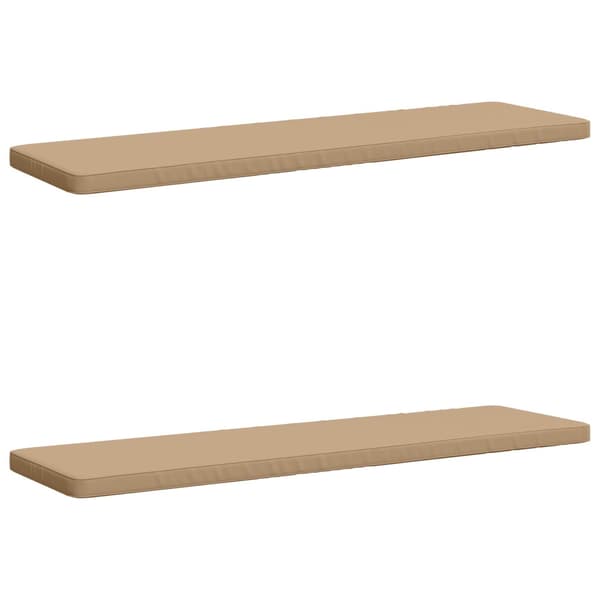 2-delade Bänk Kuddar VUGHT 2 st 100% Polyester Sand