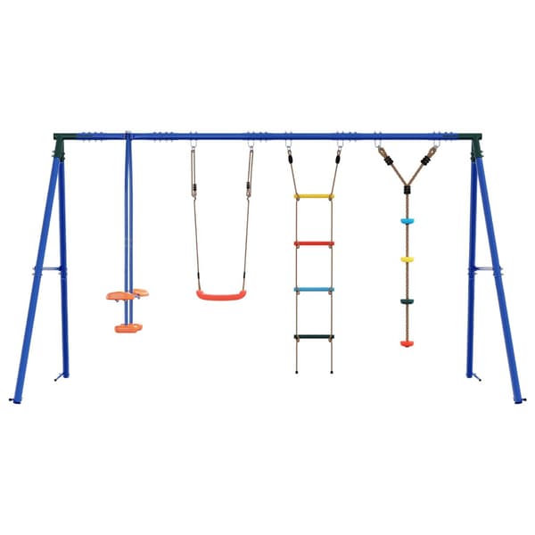 Utegunga set Flerfärgsdesign Stål och PE