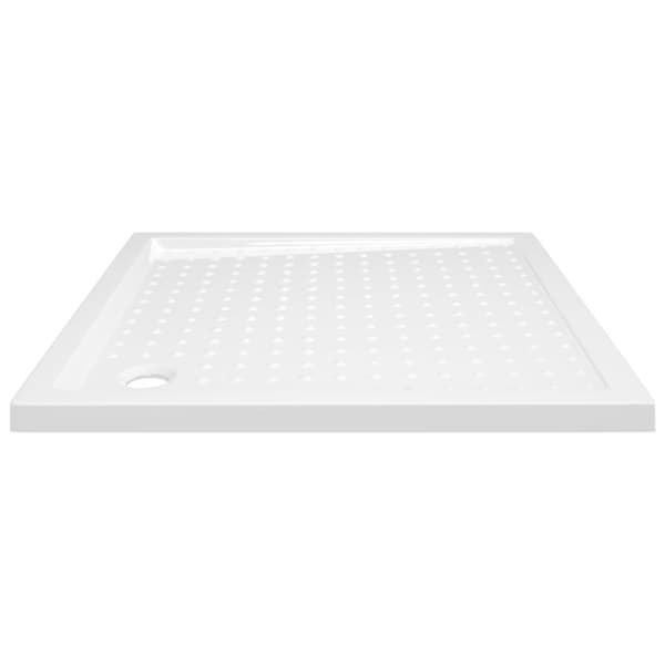 Duschkar med prickar vit 80x80x4 cm ABS