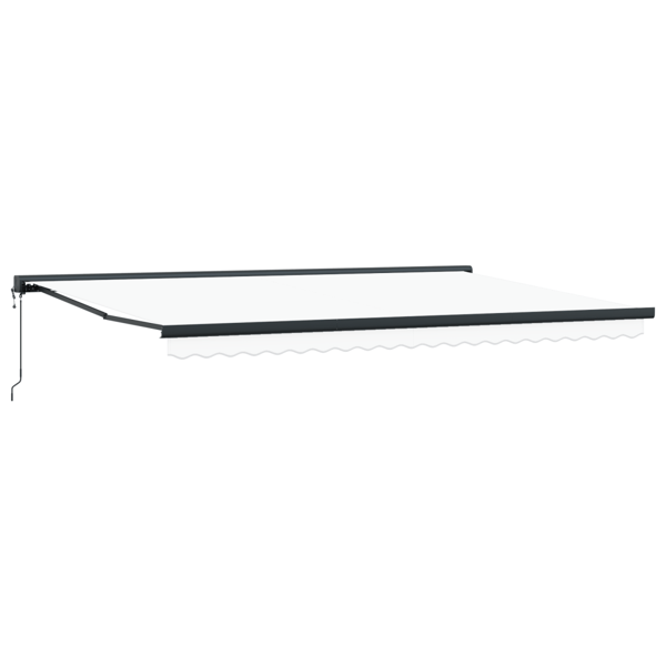 Markis Vit 500 x 300 x 165 cm Polyester och aluminium