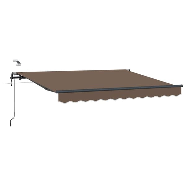 Markis tyg Taupe 350 x 250 cm Polyester