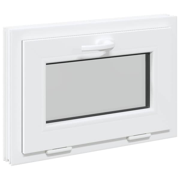 Källarfönster RISOR 60 x 40 cm PVC och glas Vit