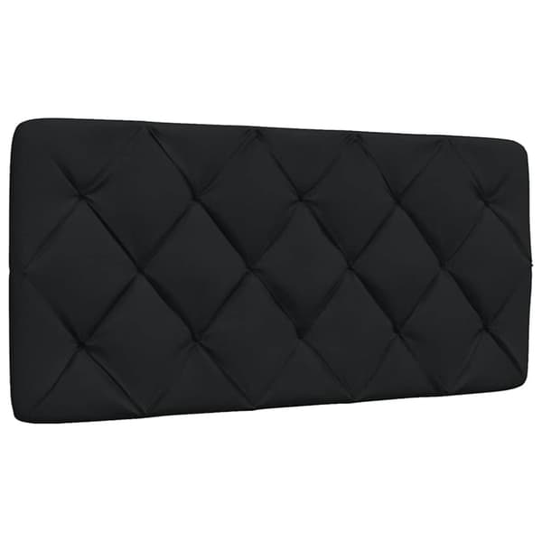 Bed with Mattress Black 100x200 cm Fabric