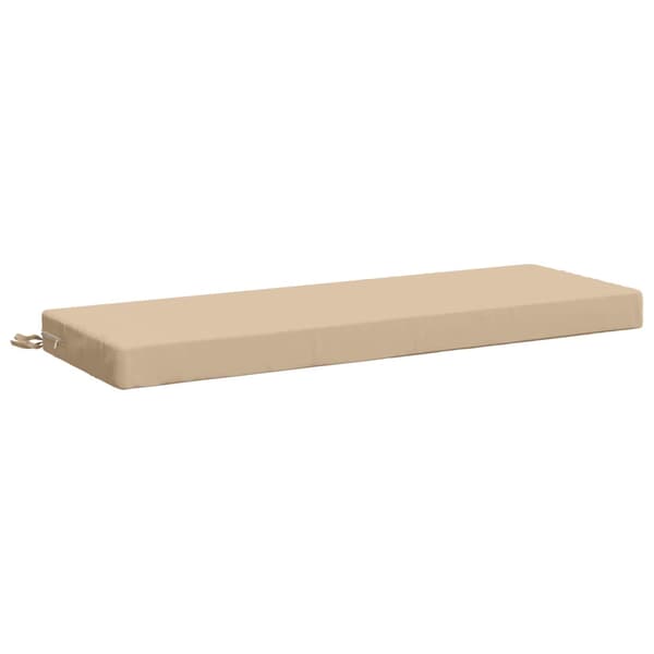 Bänk kudde SOEST 100% Polyester Gräddvit 120 x 40 x 8 cm