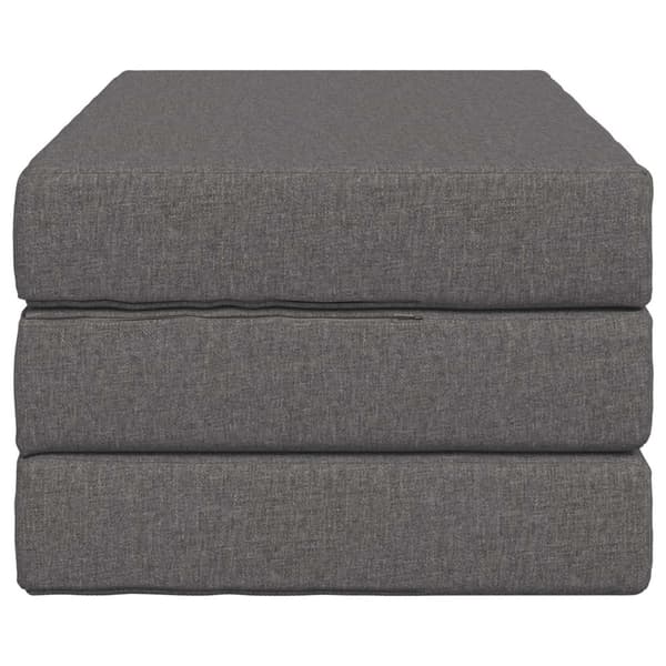 Fällbar Soffbed 80 x 67 x 45 cm Ljusgrå
