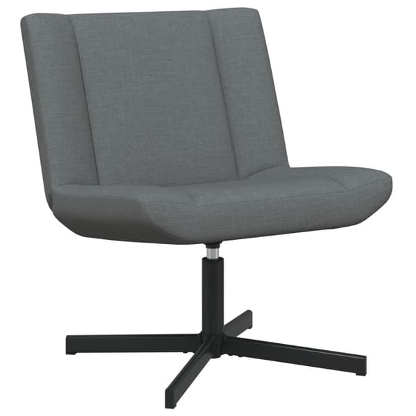 Skrivstol Mörkgrå 63 x 75 x 76 cm tyg