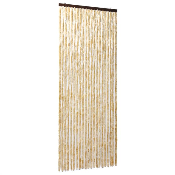 Insektsgardin beige 100x200 cm chenille