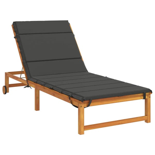 Solstol Kudde GEMERT 100% Polyester Antracit 200 x 80 x 3 cm