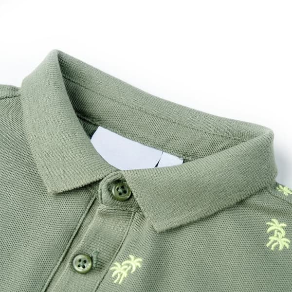 Pikétröja för barn khaki 140
