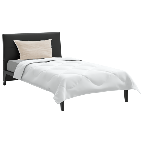 Duntäcke med kudde 2 pcs Vit Mikrofiber