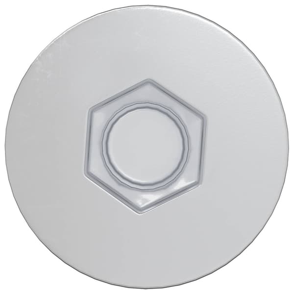 Konfirmationsskruvar 2500 pcs Silver Metall