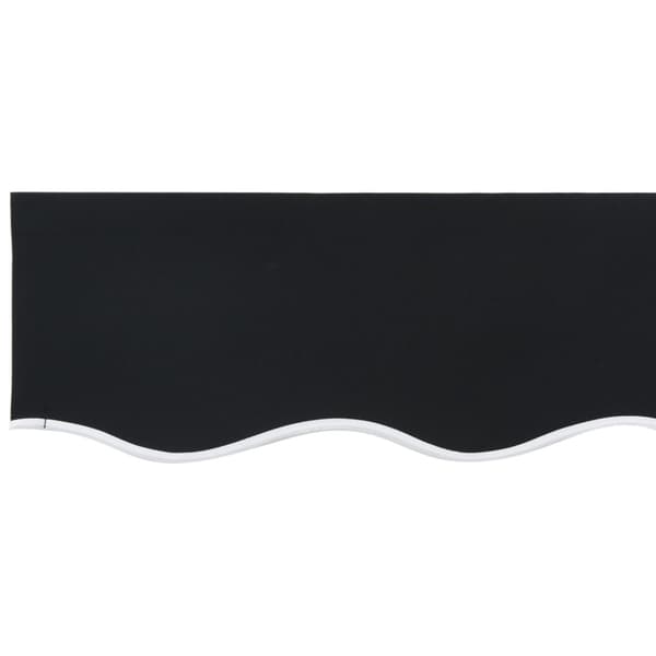 Markisväv Svart 3,5 x 2,5 m Polyester
