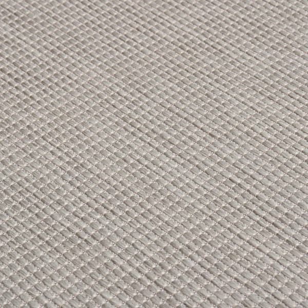Utomhusmatta plattvävd 80x250 cm ljusgrå