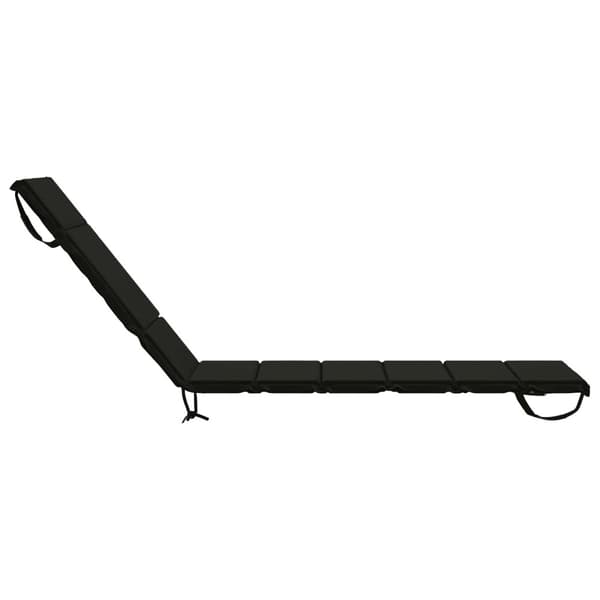 Solstol Kudde GEMERT 100% Polyester Svart 200 x 50 x 3 cm