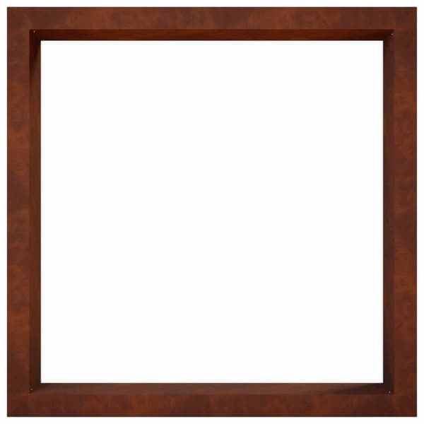 Eldstad ring Rostig 90 x 90 x 25 cm Väderbeständig stål