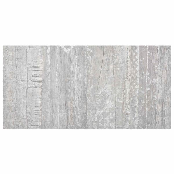 Golvplankor 55 pcs Grå 5,11 m² PVC