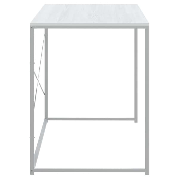 Datorbord vit 110x60x70 cm spånskiva