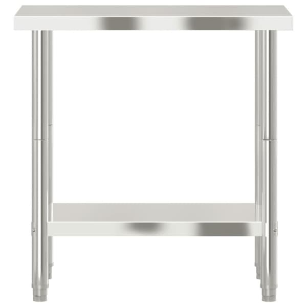 Arbetsbord 82,5x55x85 cm rostfritt stål