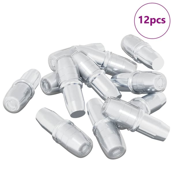 Hylla Peg 12 pcs Silver 7 x 16 mm Järn