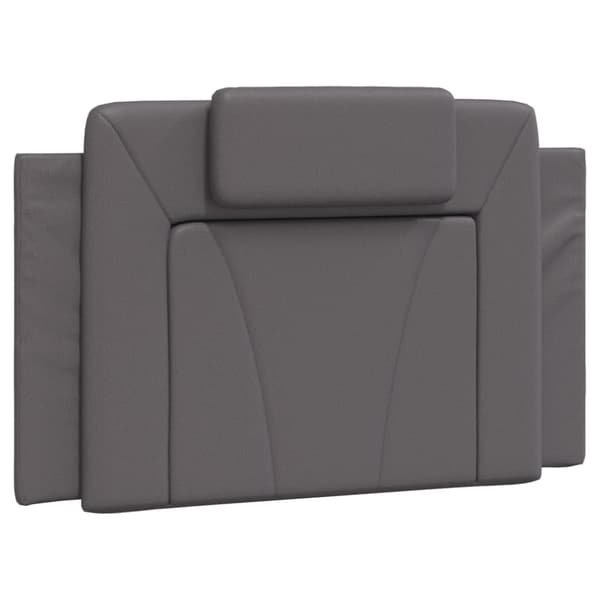 Bed Frame "Viana" with LED without Mattress Grey 90x190 cm