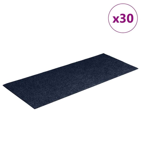 Trappmattor självhäftande 30 st 60x25 cm marinblå rektangulära