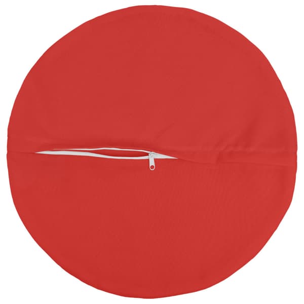 Kuddöverdrag 2 st HEERLEN Röd Ø 30 cm Polyester