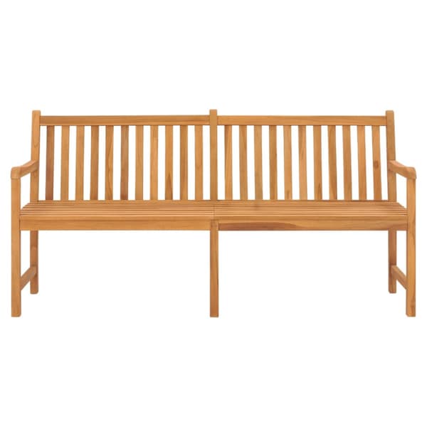 Trädgårdsbänk 180 cm massiv teak